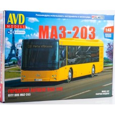 4055-КИТ Сборная модель Городской автобус МАЗ-203
